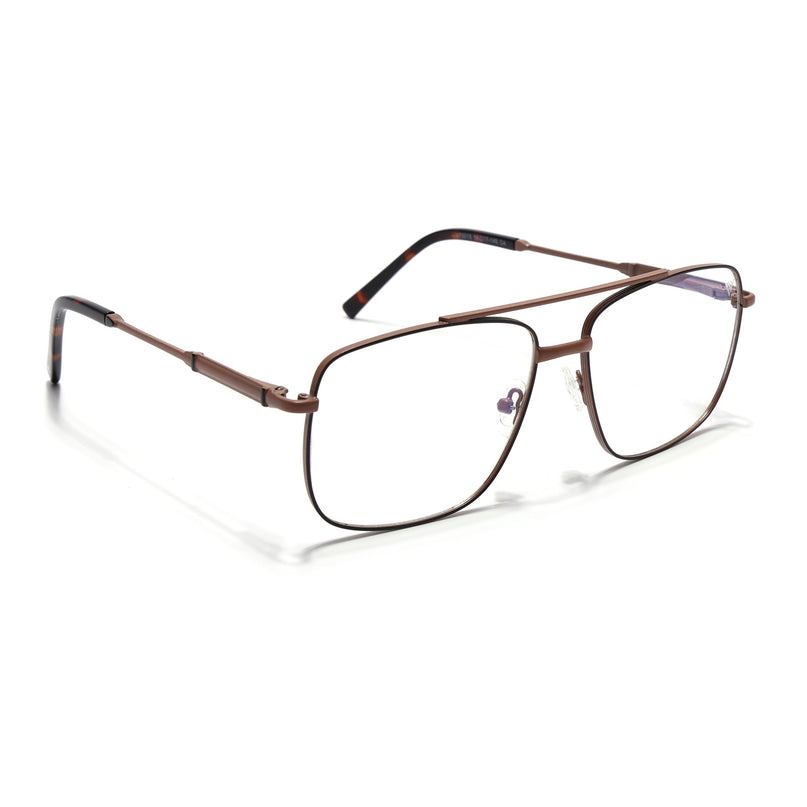 Voyage Brown & Black Wayfarer Eyeglasses for Men & Women (73015FMG7081-C3)