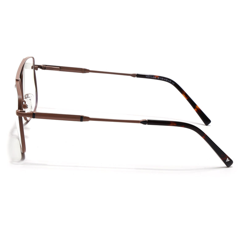 Voyage Brown & Black Wayfarer Eyeglasses for Men & Women (73015FMG7081-C3)