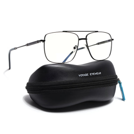 Voyage Shine Green Wayfarer Eyeglasses for Men & Women (73015FMG7084-C6)