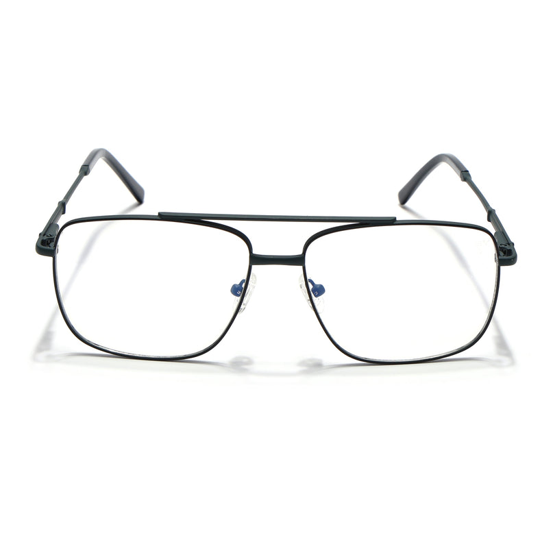 Voyage Matt Green Wayfarer Eyeglasses for Men & Women (73015FMG7085-C7)