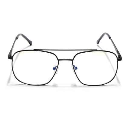 Voyage Black Wayfarer Eyeglasses for Men & Women (73016FMG7086-C1)