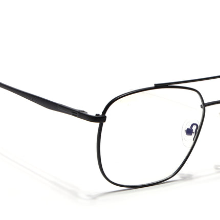 Voyage Black Wayfarer Eyeglasses for Men & Women (73016FMG7086-C1)