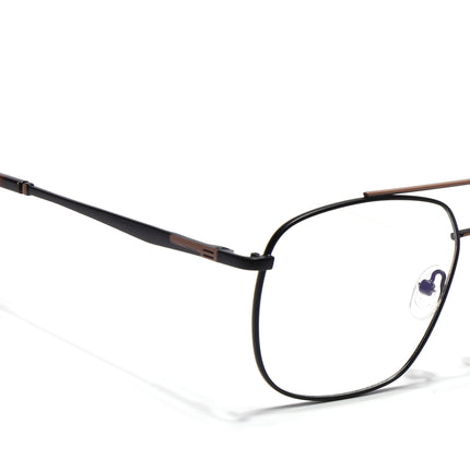 Voyage Black & Brown Wayfarer Eyeglasses for Men & Women (73016FMG7087-C2)