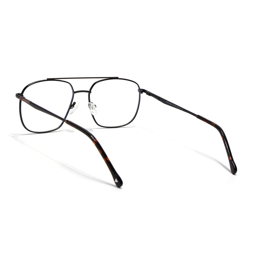 Voyage Black & Brown Wayfarer Eyeglasses for Men & Women (73016FMG7087-C2)