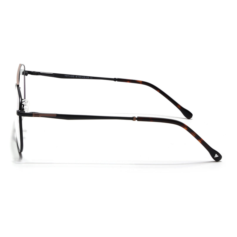 Voyage Black & Brown Wayfarer Eyeglasses for Men & Women (73016FMG7087-C2)