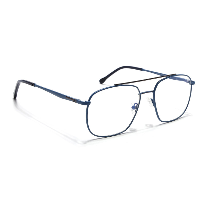 Voyage Sky Blue & Grey Wayfarer Eyeglasses for Men & Women (73016FMG7091-C6)