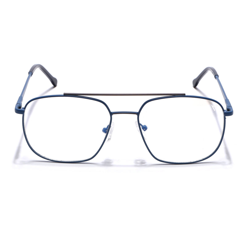 Voyage Sky Blue & Grey Wayfarer Eyeglasses for Men & Women (73016FMG7091-C6)