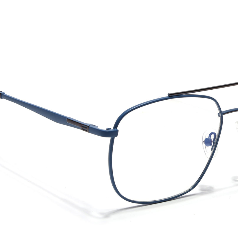 Voyage Sky Blue & Grey Wayfarer Eyeglasses for Men & Women (73016FMG7091-C6)