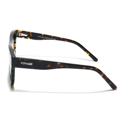Voyage Select Square Polarized Sunglasses (Grey Lens | Green Frame - SLPMG5987)