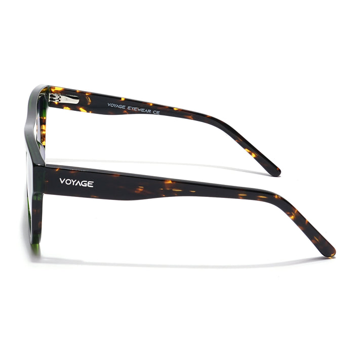 Voyage Select Square Polarized Sunglasses (Grey Lens | Green Frame - SLPMG5987)
