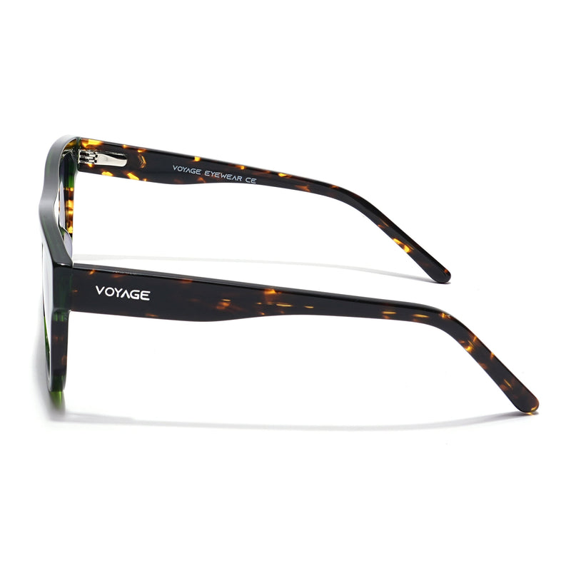 Voyage Select Square Polarized Sunglasses (Grey Lens | Green Frame - SLPMG5987)