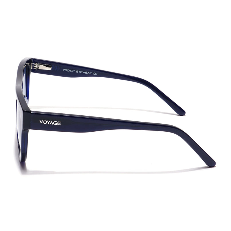 Voyage Select Square Polarized Sunglasses (Grey Lens | Shine Blue Frame - SLPMG5988)