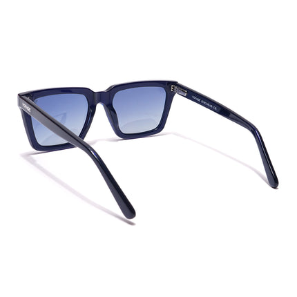 Voyage Select Square Polarized Sunglasses (Grey Lens | Navy Blue Frame - SLPMG5971)