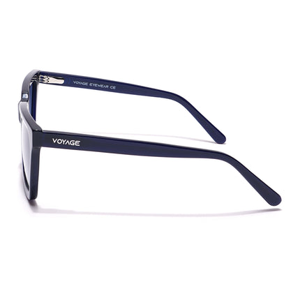 Voyage Select Square Polarized Sunglasses (Grey Lens | Navy Blue Frame - SLPMG5971)