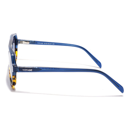 Voyage Select Square Polarized Sunglasses (Grey Lens | Shine Blue & Demi Brown Frame - SLPMG5985)