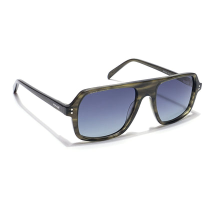 Voyage Select Square Polarized Sunglasses (Grey Lens | Olive Frame - SLPMG5986)