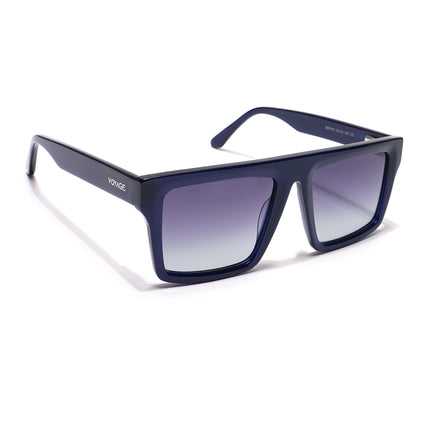 Voyage Select Square Polarized Sunglasses (Grey Lens | Navy Blue Frame - SLPMG5973)
