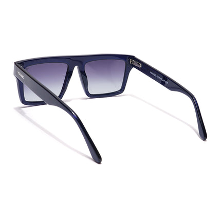 Voyage Select Square Polarized Sunglasses (Grey Lens | Navy Blue Frame - SLPMG5973)
