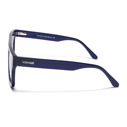 Voyage Select Square Polarized Sunglasses (Grey Lens | Navy Blue Frame - SLPMG5973)