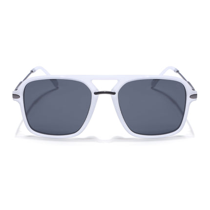 Eyejack Grey Wayfarer Polarized Sunglasses for Men & Women (7503PCL1277)