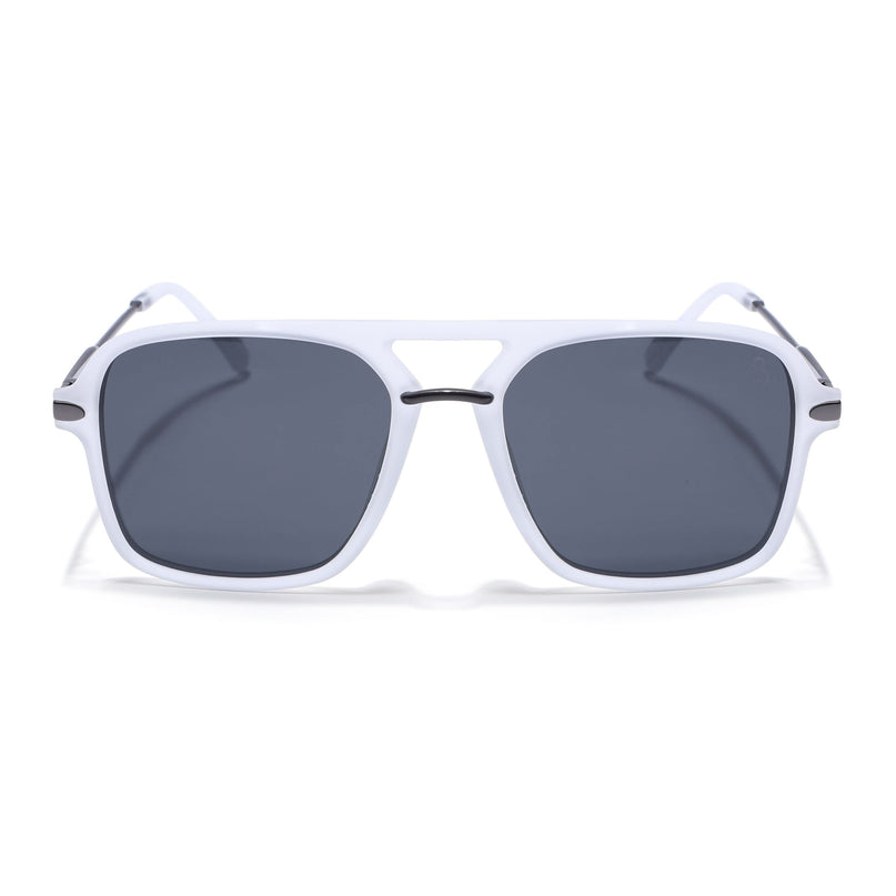 Eyejack Grey Wayfarer Polarized Sunglasses for Men & Women (7503PCL1277)