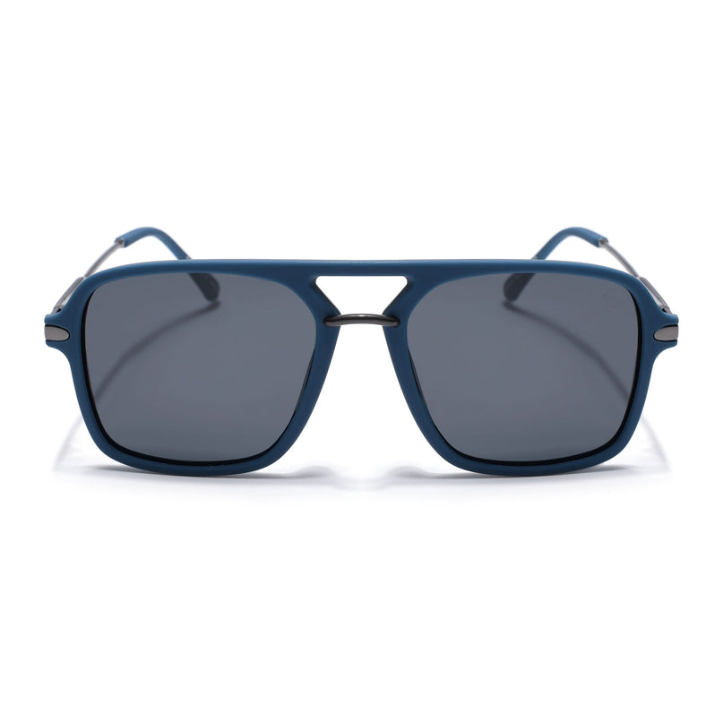 Eyejack Blue Wayfarer Polarized Sunglasses for Men & Women (7503PCL1279)