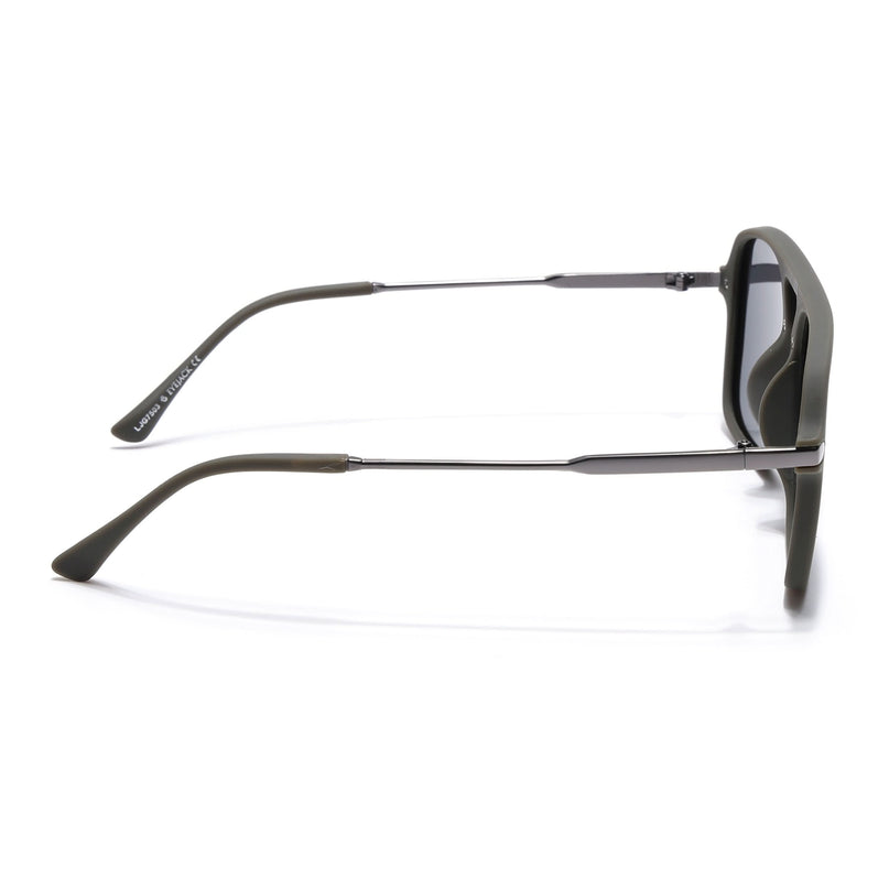 Eyejack Olive Wayfarer Polarized Sunglasses for Men & Women (7503PCL1280)