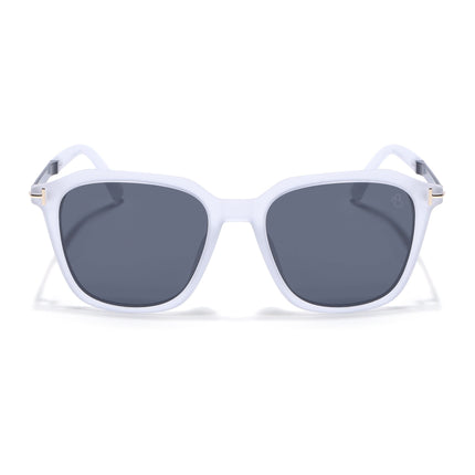 Eyejack Transparent Square Polarized Sunglasses for Men & Women (7524PCL1275)