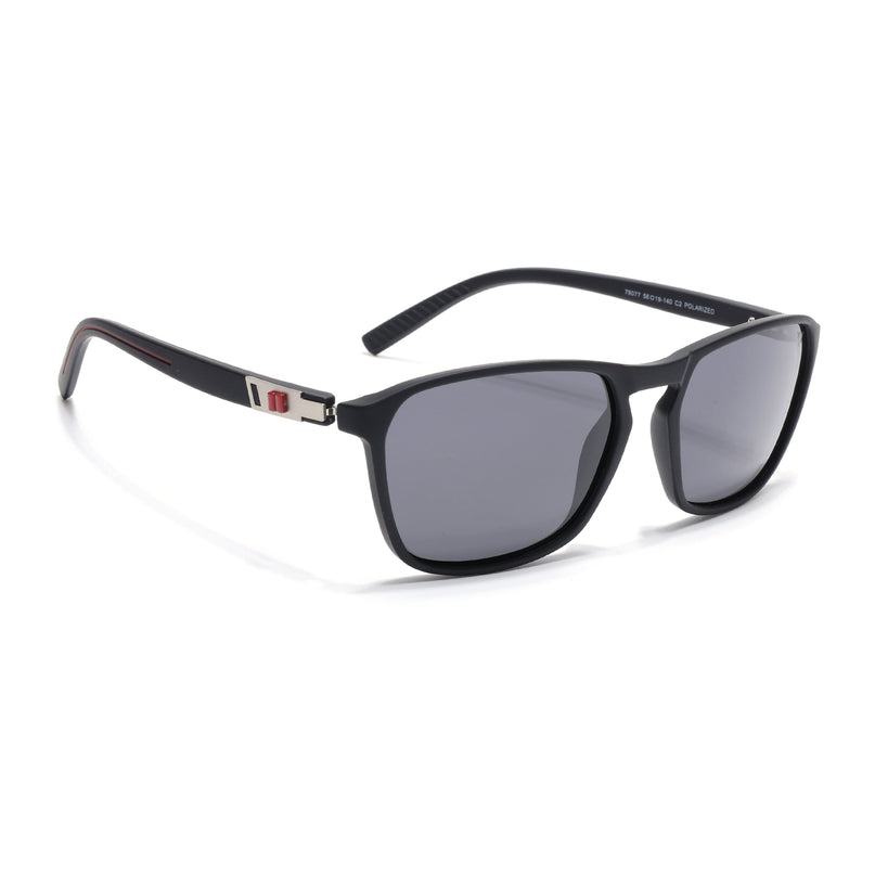 Matt Black Wayfarer Polarized Sunglasses - PMG4304