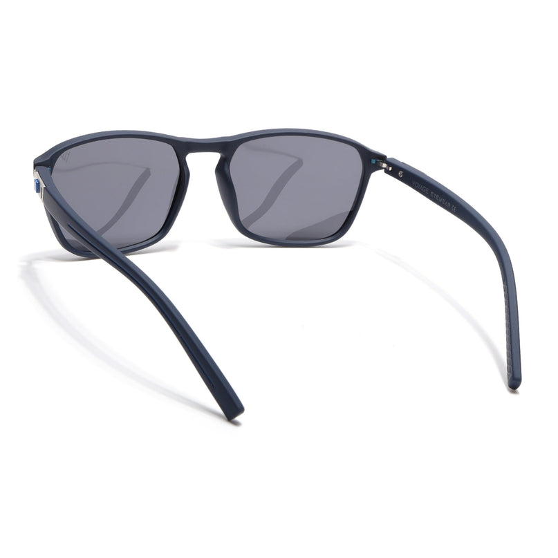 Navy Blue Wayfarer Polarized Sunglasses - PMG4305