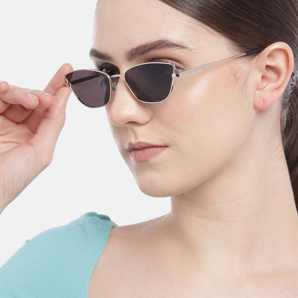 Black Silver Cateye Sunglasses MG3448