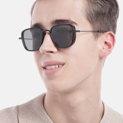 Rogue | Retro Square Black Sunglasses MG2968