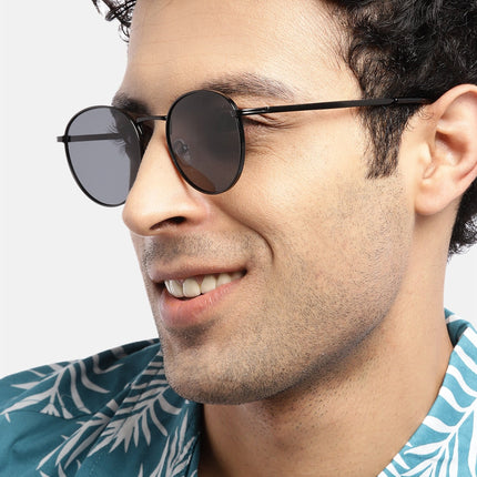 Sylis | Round Black Sunglasses MG3625