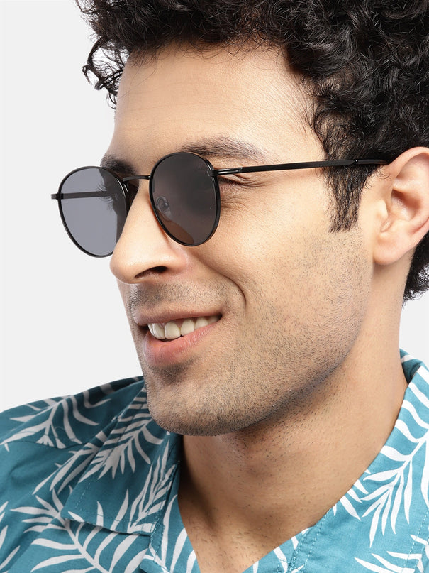Sylis | Round Black Sunglasses MG3625