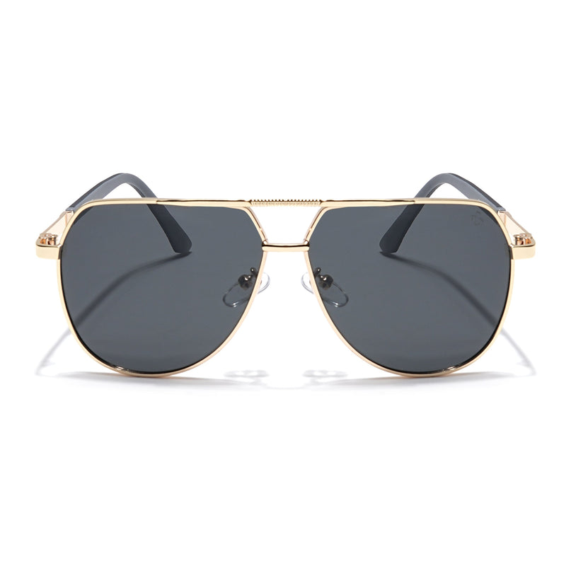 Eyejack Golden Aviator Polarized Sunglasses for Men & Women (8008PCL841)