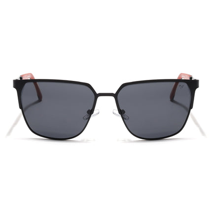 Black Square Polarized Sunglasses - PMG4282
