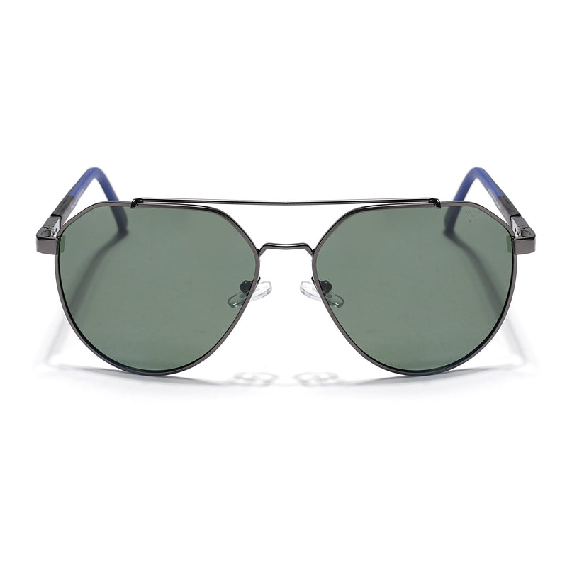 Grey Aviator Polarized Sunglasses - PMG4284