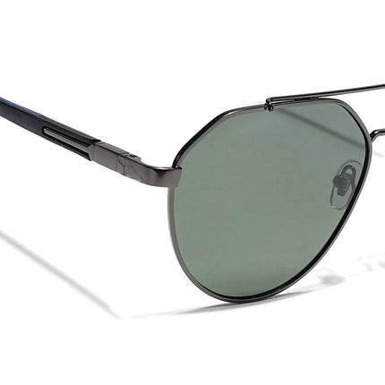 Grey Aviator Polarized Sunglasses - PMG4284