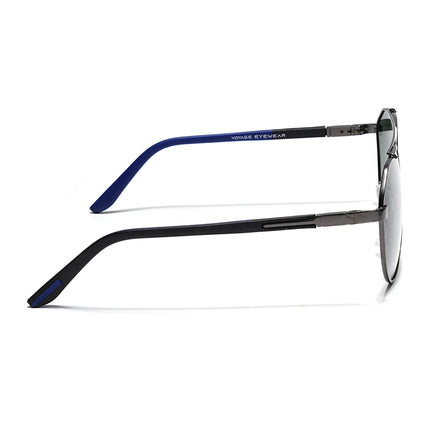 Grey Aviator Polarized Sunglasses - PMG4284