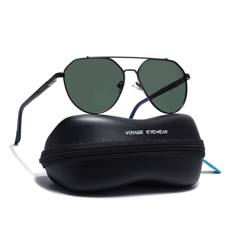 Grey Aviator Polarized Sunglasses - PMG4284