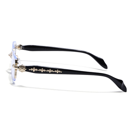 Voyage Golden Rimless Eyeglasses for Men & Women (8030FMG8194)