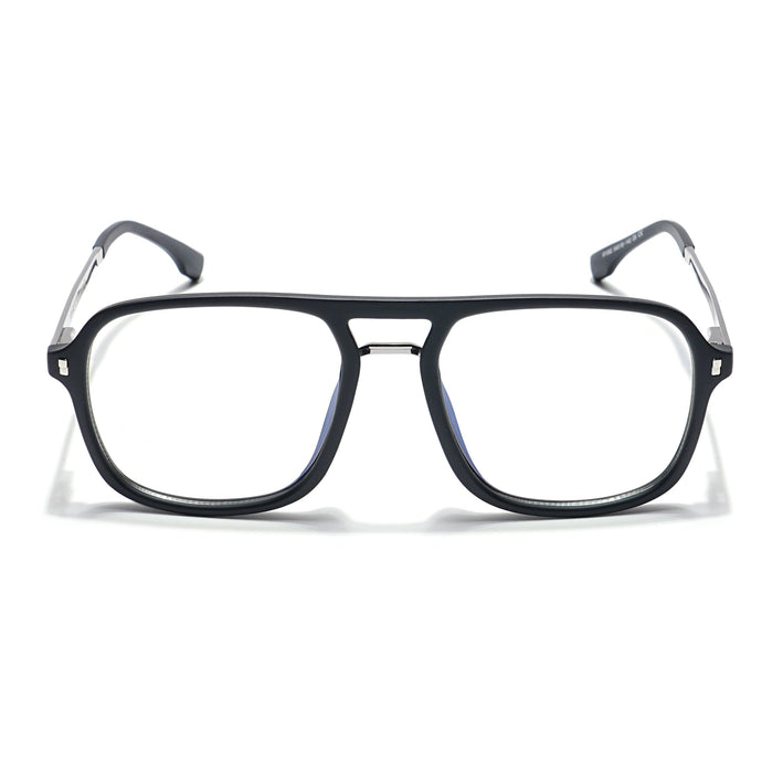 Voyage Veloura Select Matt Black Wayfarer Eyeglasses for Men & Women - SLMG6187-C1