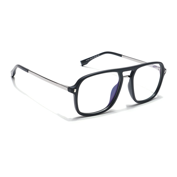 Voyage Veloura Select Matt Black Wayfarer Eyeglasses for Men & Women - SLMG6187-C1