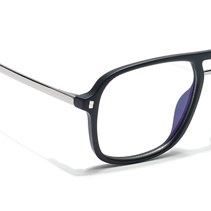 Voyage Veloura Select Matt Black Wayfarer Eyeglasses for Men & Women - SLMG6187-C1