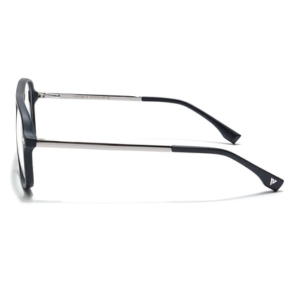 Voyage Veloura Select Matt Black Wayfarer Eyeglasses for Men & Women - SLMG6187-C1