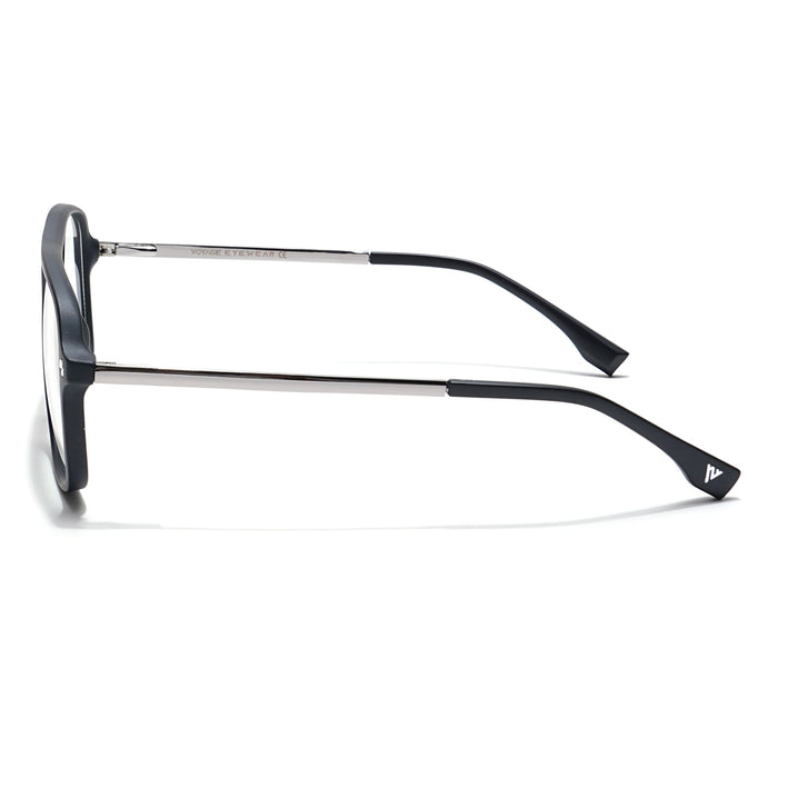 Voyage Veloura Select Matt Black Wayfarer Eyeglasses for Men & Women - SLMG6187-C1