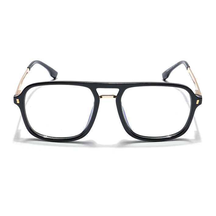 Voyage Veloura Select Shine Black Wayfarer Eyeglasses for Men & Women - SLMG6188-C2