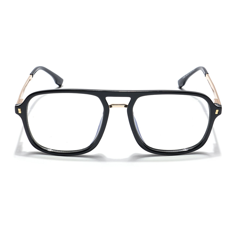 Voyage Veloura Select Shine Black Wayfarer Eyeglasses for Men & Women - SLMG6188-C2