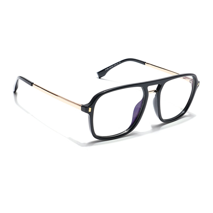 Voyage Veloura Select Shine Black Wayfarer Eyeglasses for Men & Women - SLMG6188-C2