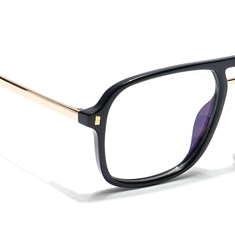Voyage Veloura Select Shine Black Wayfarer Eyeglasses for Men & Women - SLMG6188-C2